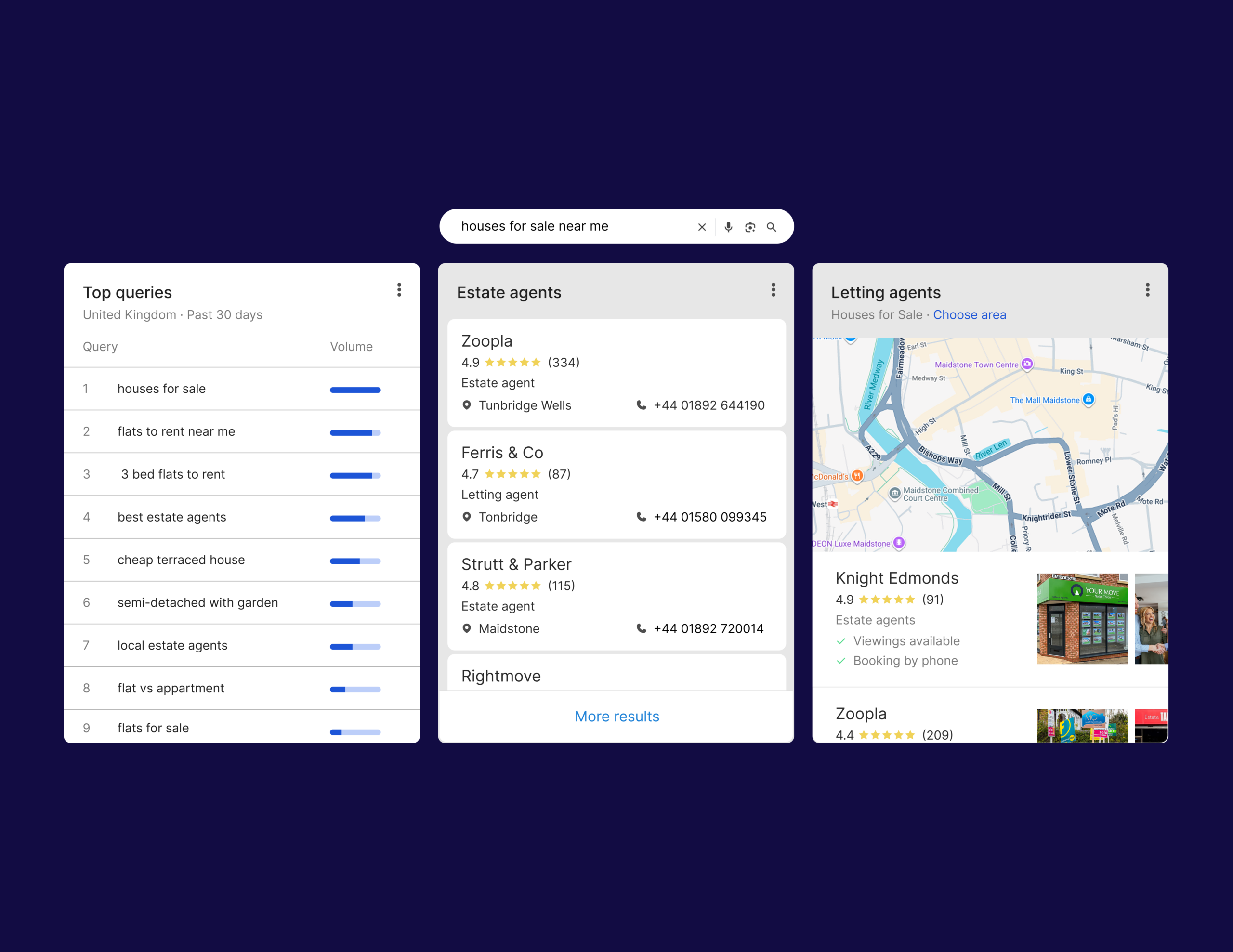 estate agents services search results