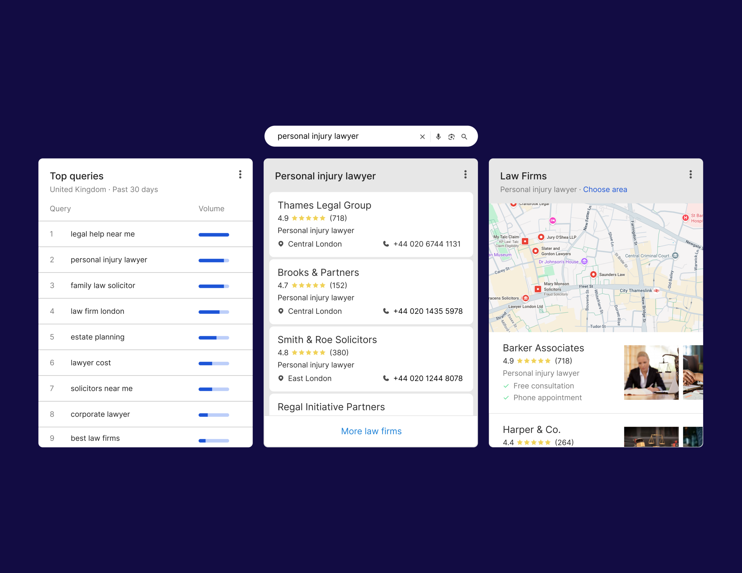 lawyer services search results